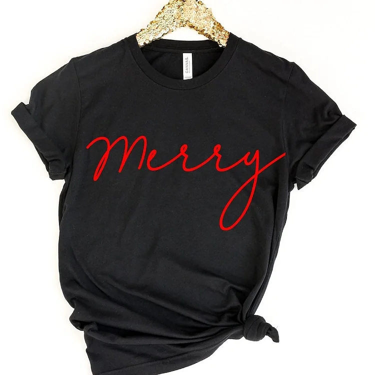 Merry Sweatshirt, Merry Christmas Shirt for Women, Christmas Crewneck Sweatshirt, Ugly Christmas Sweater