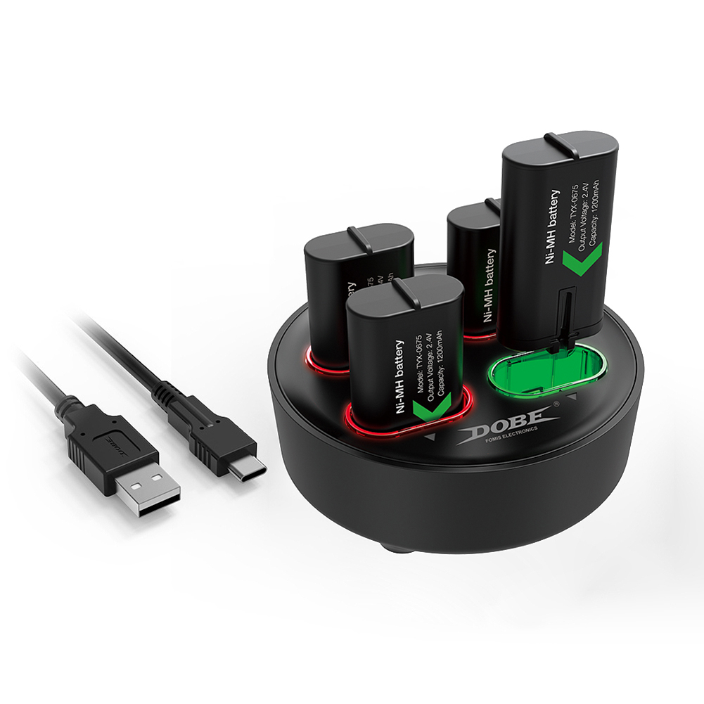 

4 in 1 Gamepad Charging Dock for Xbox One/Series Controller Battery Packs, 501 Original