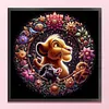 Cartoon Full 18CT 2 Strand DIY Stamped Cross Stitch Kits for Beginners Adults Home Decor Cross Stitch Art and Crafts Kits 9.75x9.75In tapestrymarket