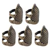 Cross-Stitch Tools Retro Adjustable Thimble Non-Slip Hand Sewing Thimble Ring