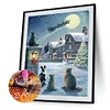 Diamond Painting -DIY Round Drill Christmas Day(50*40 CM)