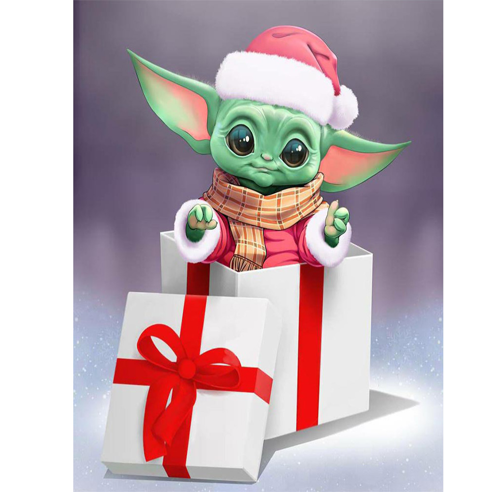 

Christmas Yoda - Round Drill Diamond Painting - 30*40CM, 501 Original