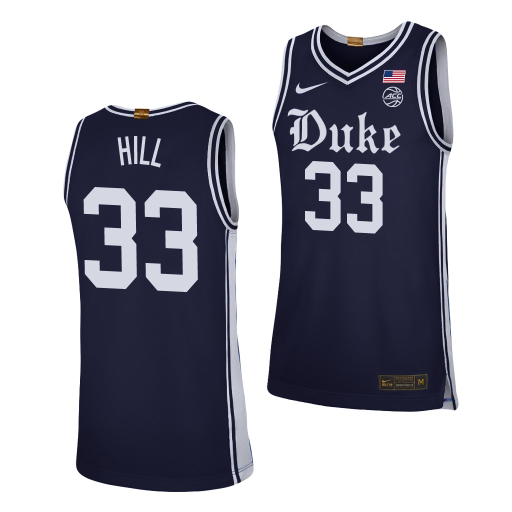Duke Blue Devils Grant Hill Navy Alternate Brotherhood Jersey mysite