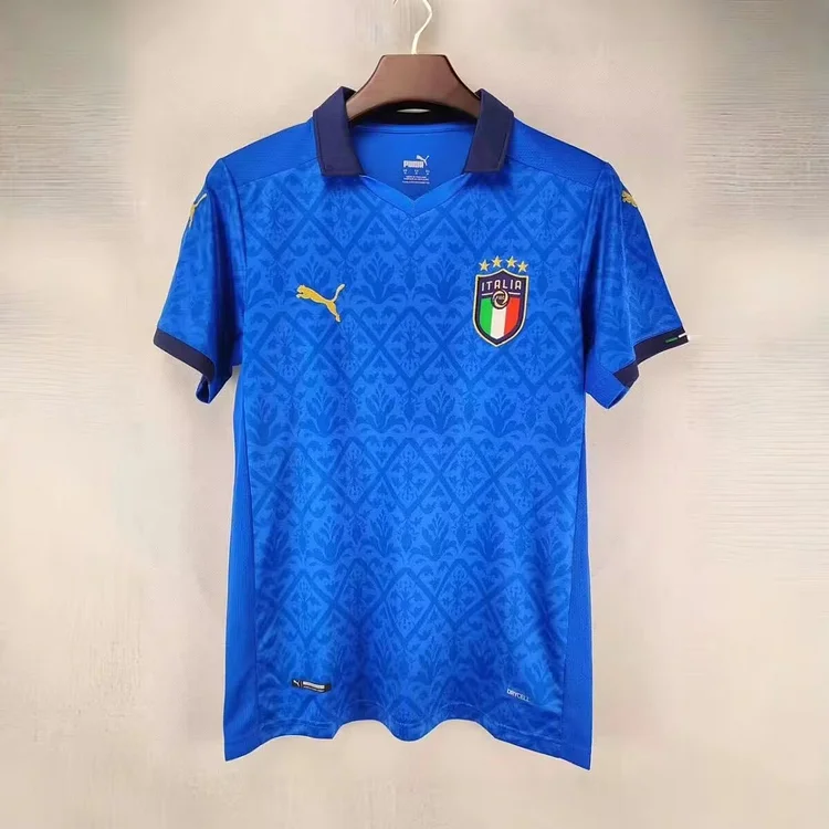 Italy 2020 Retro European Cup Home Soccer Shirt