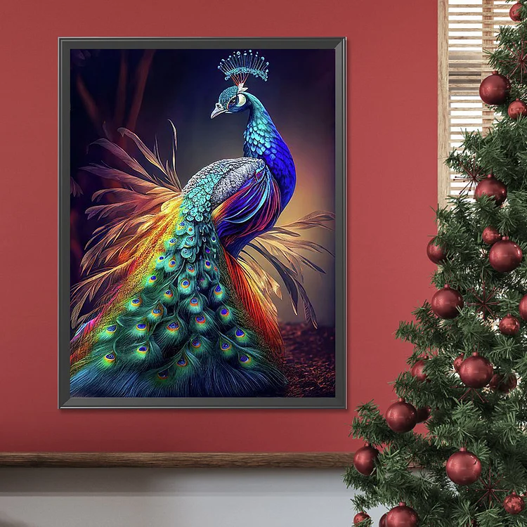 Peacock - Full Round 30*40CM