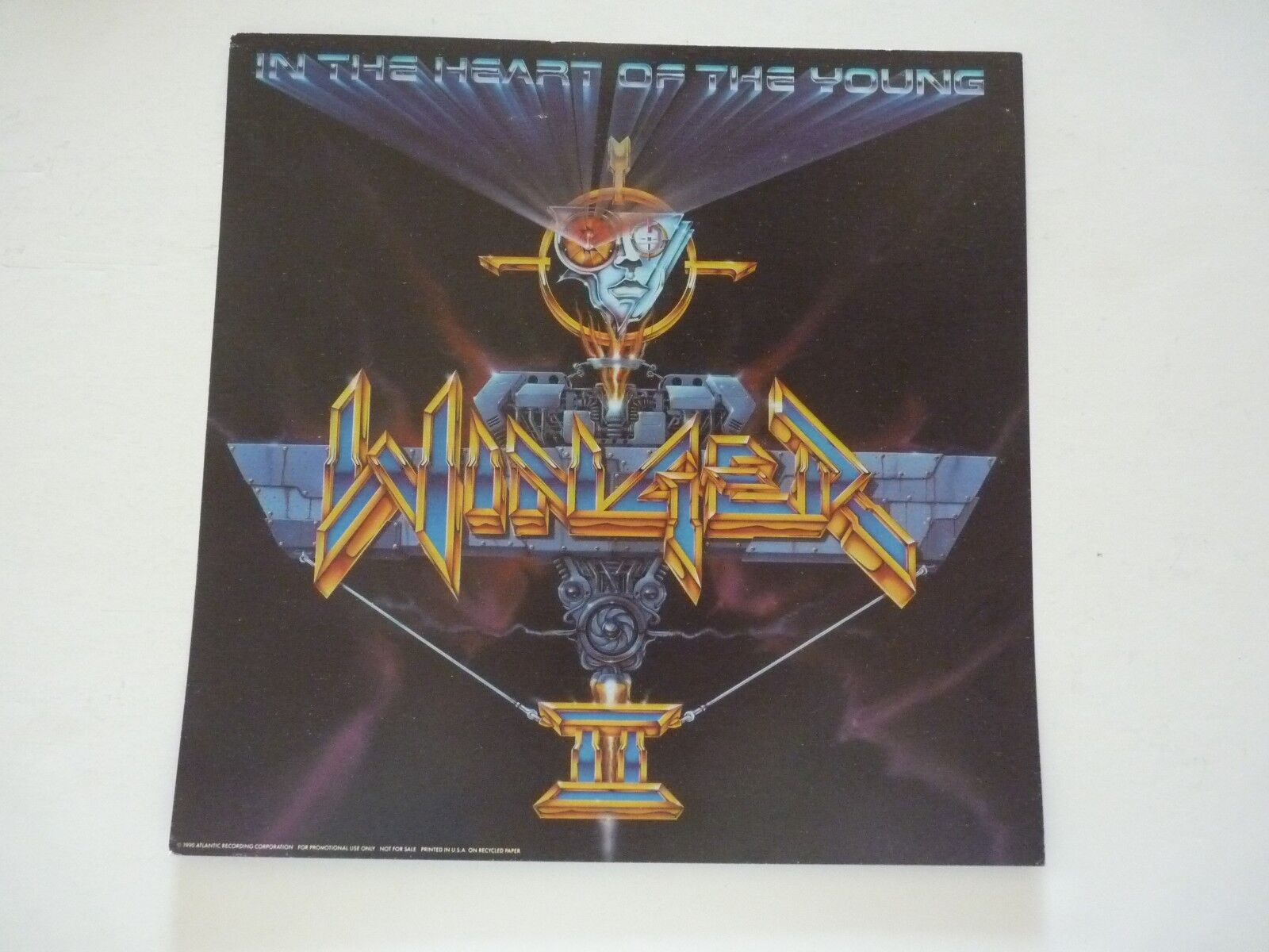 Winger In The Heart of the Young II LP Record Photo Poster painting Flat 12x12 Poster