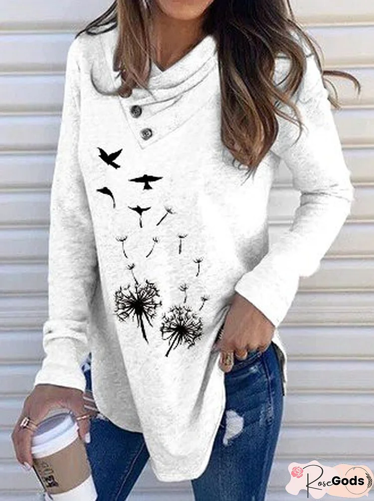 Dandelion Cross Neck Casual Tops