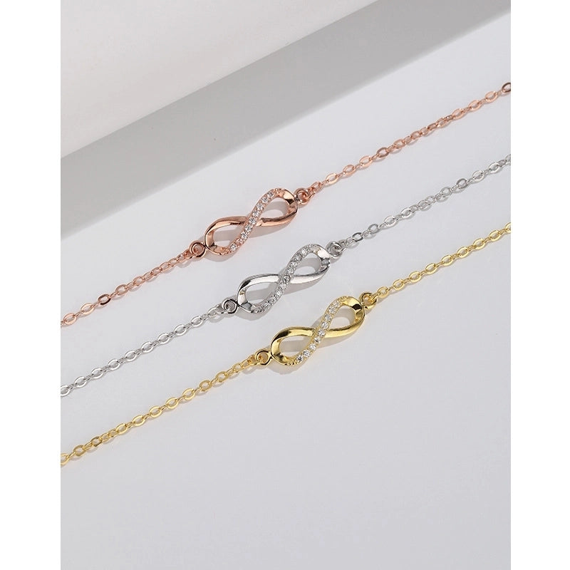 925 Sterling Silver Cable Chain Bracelets Minimalist