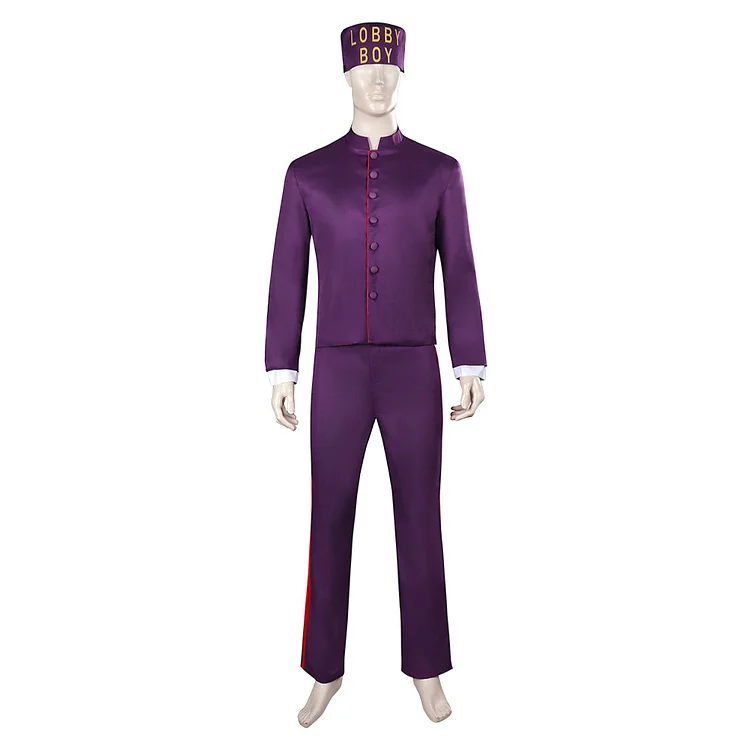 The Grand Budapest Hotel Zero Lobby Cosplay Costume Outfits Halloween Carnival Suit