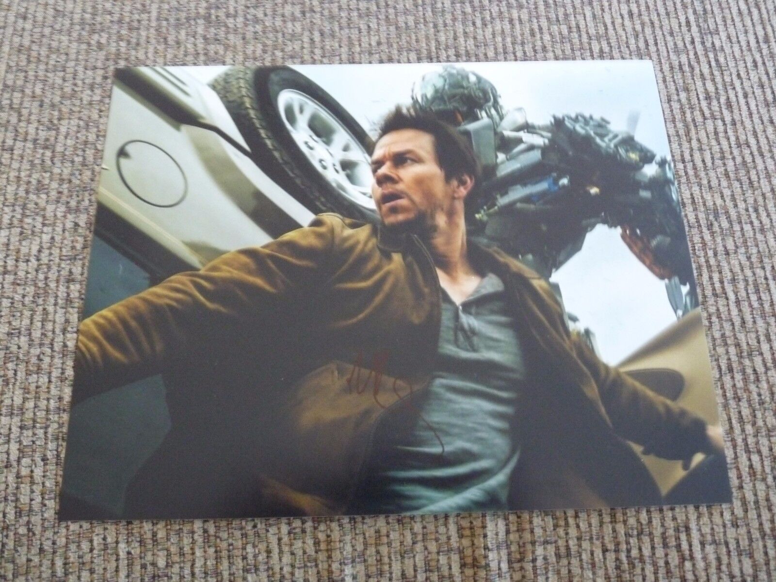 Mark Wahlberg Transformers Signed Autographed 11X14 Movie Photo Poster painting F3