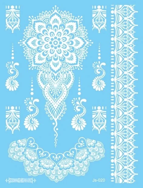 Sdrawing Creative Fake Temporary Tattoo Snowflake Star Moon Flower Butterfly Body Art Beauty Face Tattoo Makeup Sticker for Women