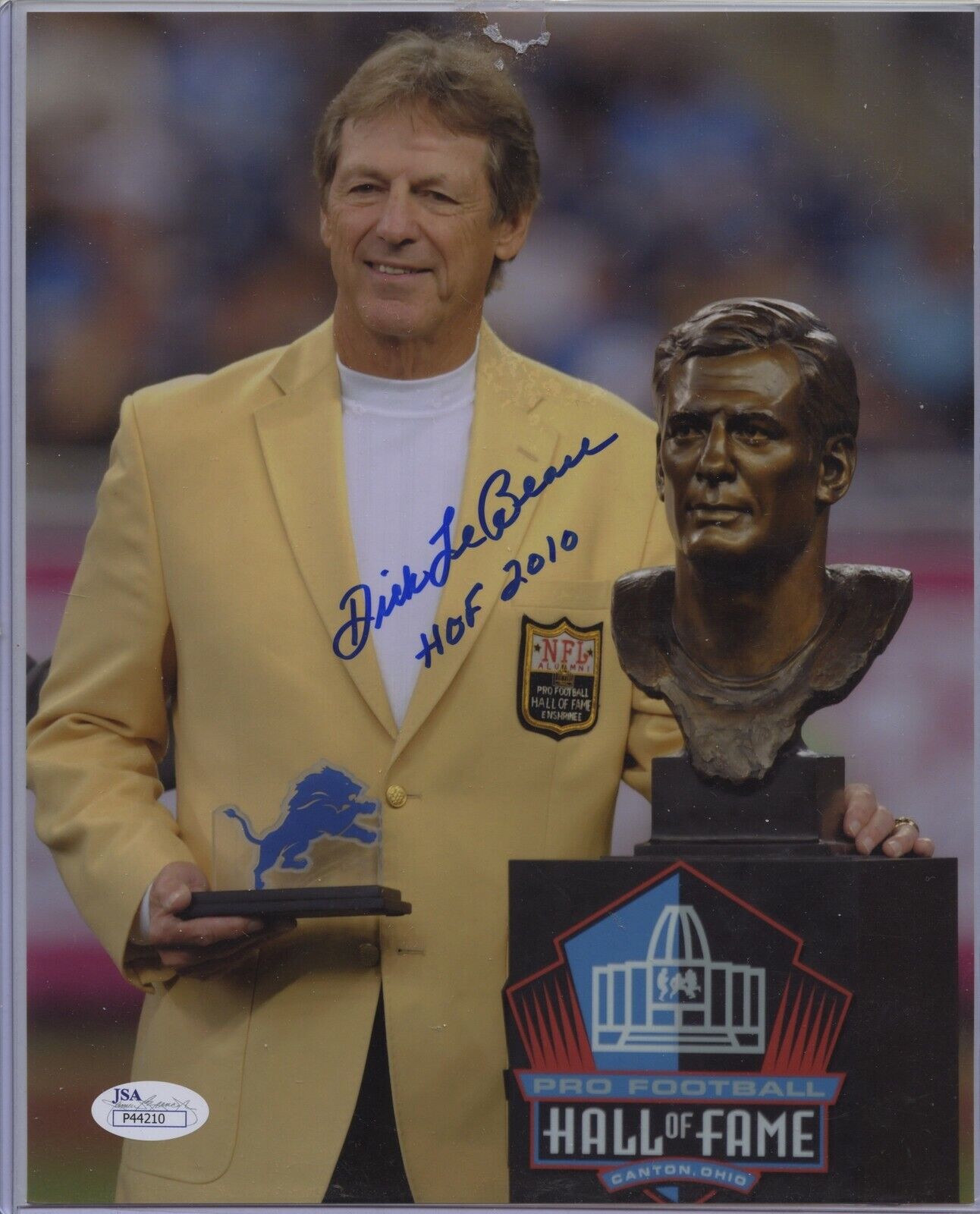 DICK LeBEAU 8x10 Photo Poster painting Signed Autographed Auto PSA DNA PITTSBURGH STEELERS HOF