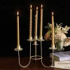 Elegant 6 Heads Candle Holder Table Centerpiece