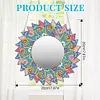 uk.everydayedeals DIY Bling Bling Mandala Diamond Painting Hanging Mirror