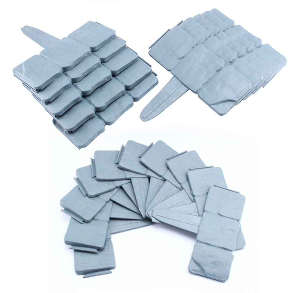 

20pcs Stone Effect Plastic Fence Lawn Edging Plant Flower Bed Garden Border, 501 Original