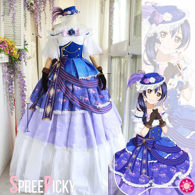 Love Live! Dancing Party Sonoda Umi Princess Cosplay Costume Dress SP1710099