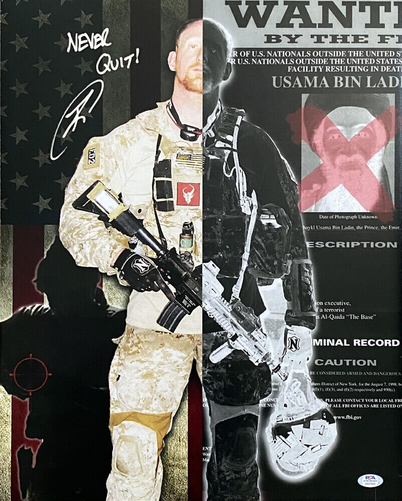 OSAMA BIN LADEN SHOOTER ROBERT O'NEILL SEAL TEAM 6 SIGNED 8.5X11 Photo Poster painting REPRINT