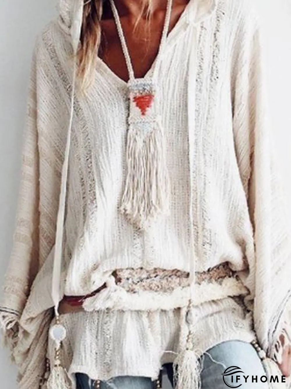 zolucky Long Sleeve Casual Cloak | IFYHOME