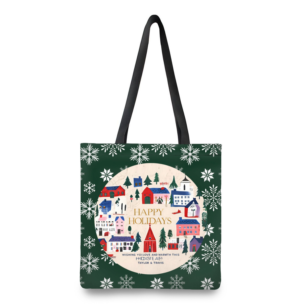 Happy Holidays Tote Bag