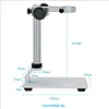 CNC Solid Aluminum Microscope Stand, 35mm Lens Holder with Coarse & Fine Focus Adjustment for Digital Industrial Microscope PCB Repair