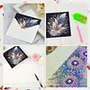 6Pcs plume-bricolage carte de voeux