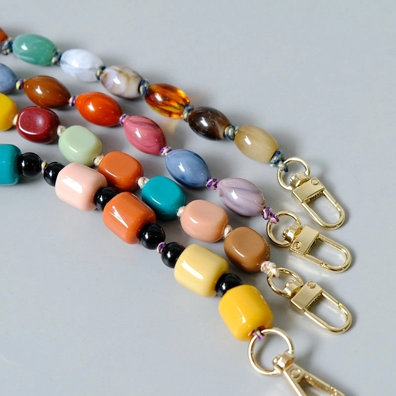 All Seasons Resin Color Block Bag Chain