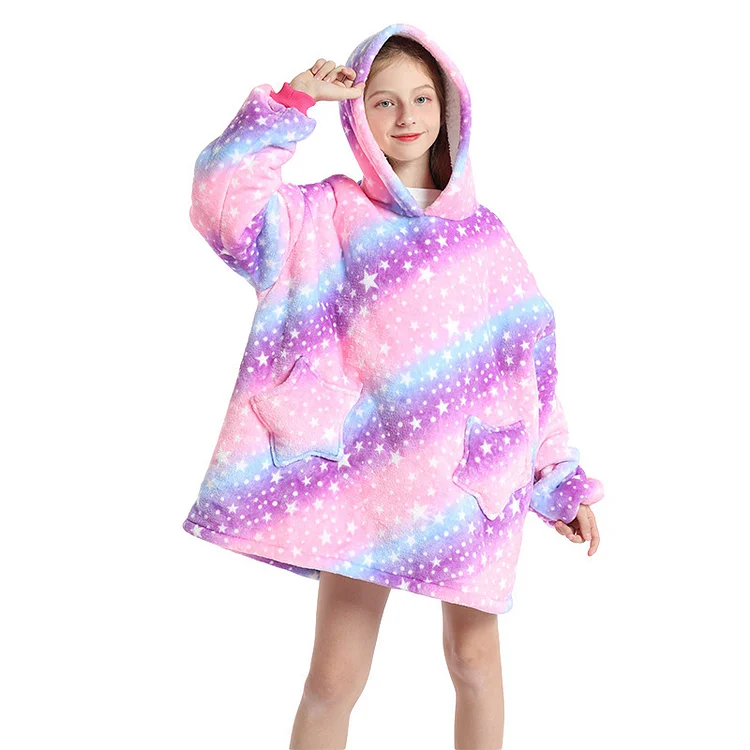 Kids Hoodie Blanket - Pattern  Stunahome.com
