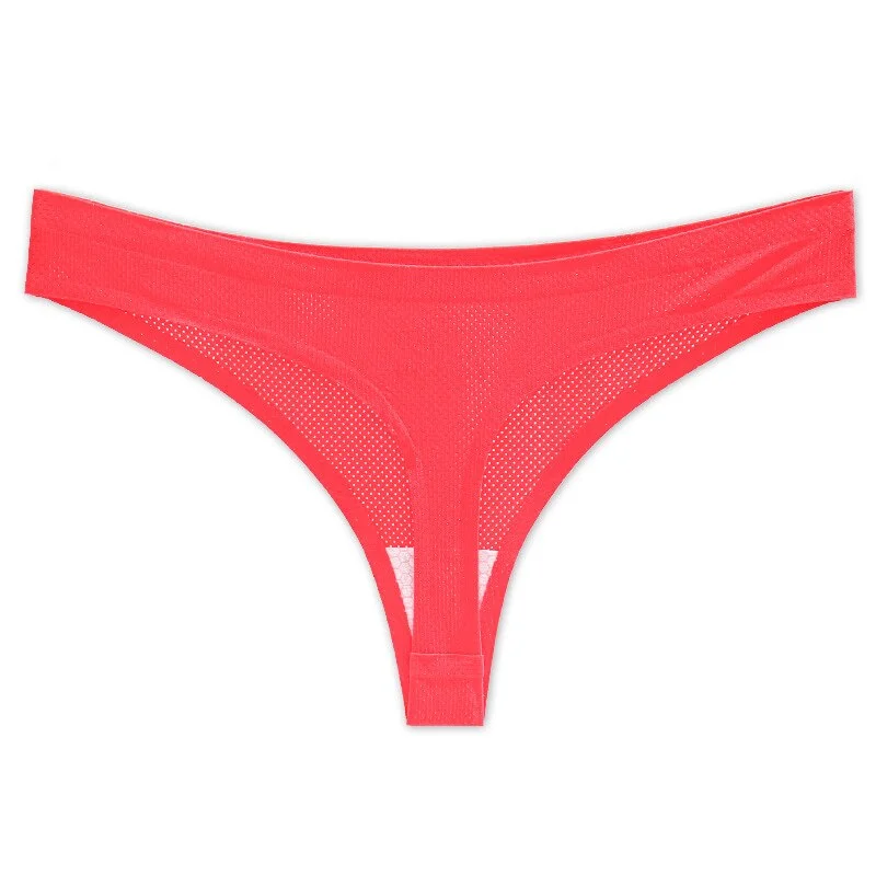 TERMEZY Women Seamless Panty Underwear Female Comfort Intimates Fashion Low-Rise Thong 7 Colors Lingerie Drop Shipping