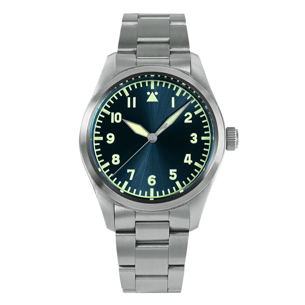 ★Spring Fever Sale★ San Martin 39mm Pilot YN55A Military Men Watch SN030-G-V2 San Martin Watch 