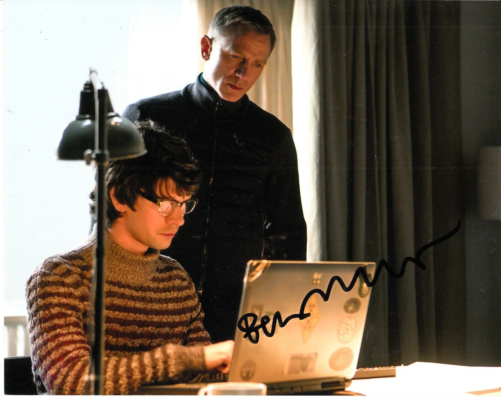 BEN WHISHAW SIGNED SKYFALL Photo Poster painting UACC REG 242 (2)