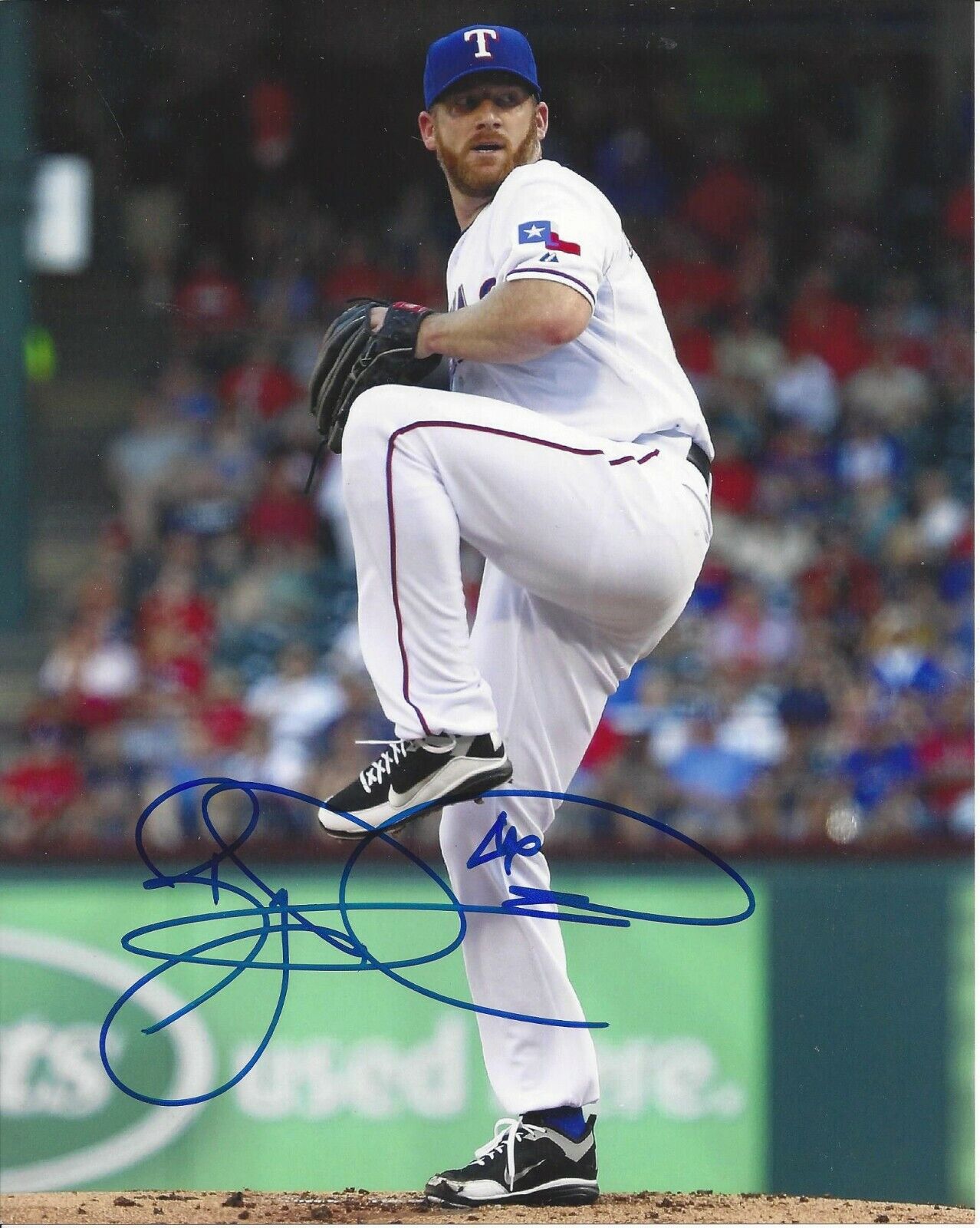 Ryan Dempster Autographed 8x10 Texas Rangers In Person #S719