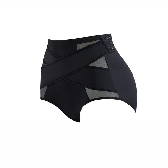 Gamehomew High Waist With Buckle Abdomen Hip Lift Boxers Flat Belly Women Thong Lingerie Postpartum Panties Body Shaping Shorts
