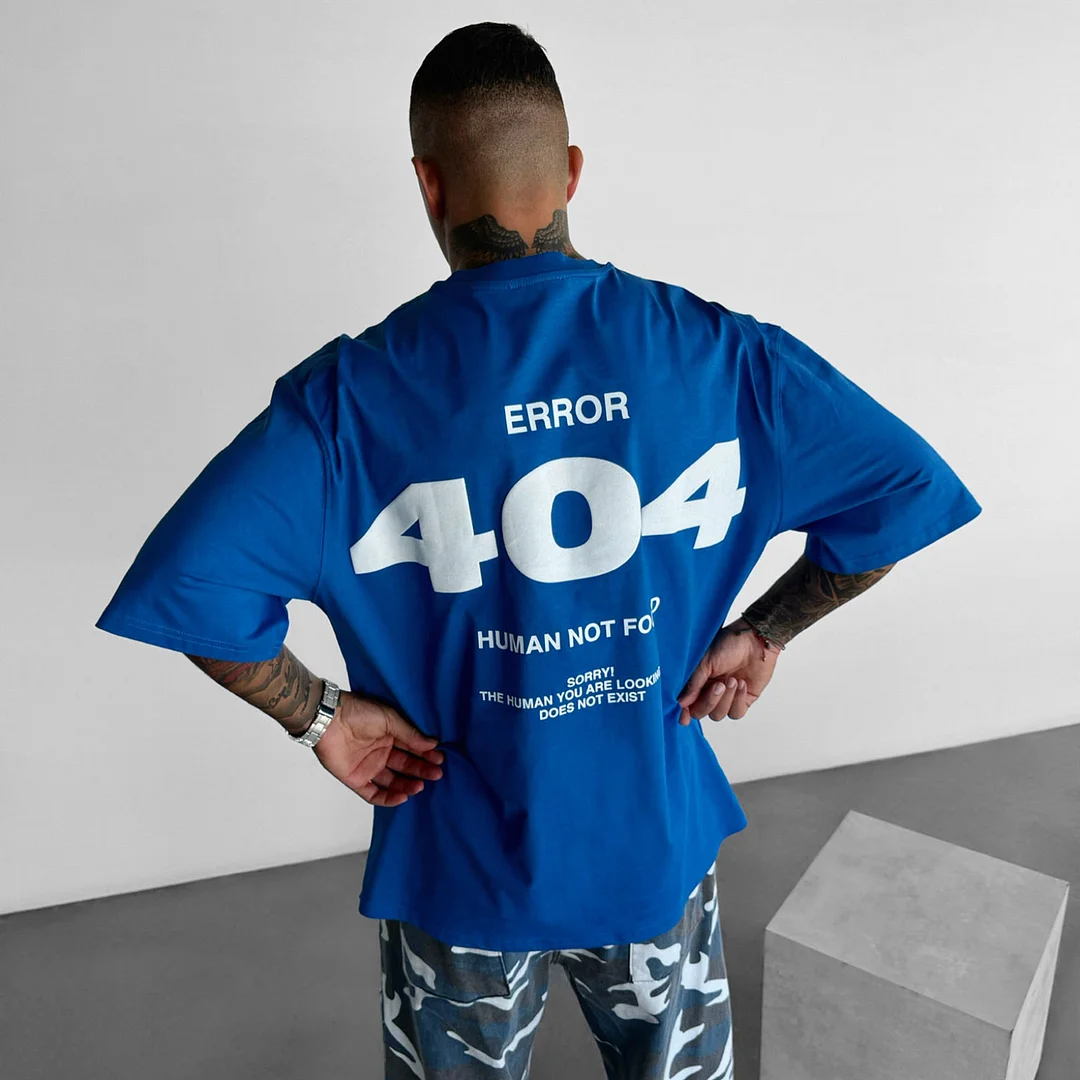 Unisex Casual 404 T-shirt
