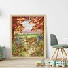 Warm Deer Mother And Son - 11CT Stamped Cross Stitch 36*42cm(Brand)