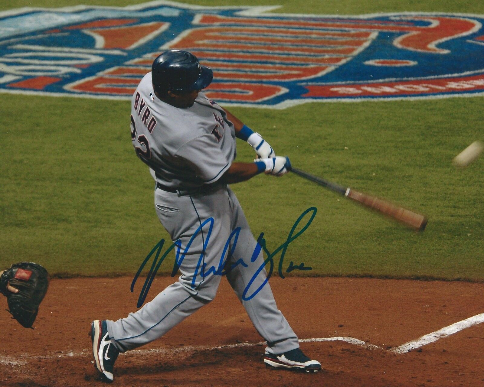 **GFA Detroit Tigers *MARLON BYRD* Signed 8x10 Photo Poster painting COA**