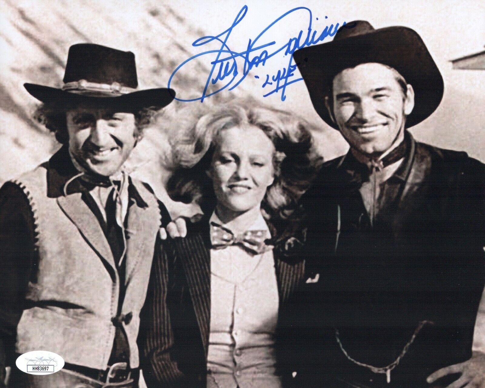 BURTON GILLIAM Signed BLAZING SADDLES 8x10 Photo Poster painting In Person Autograph JSA COA