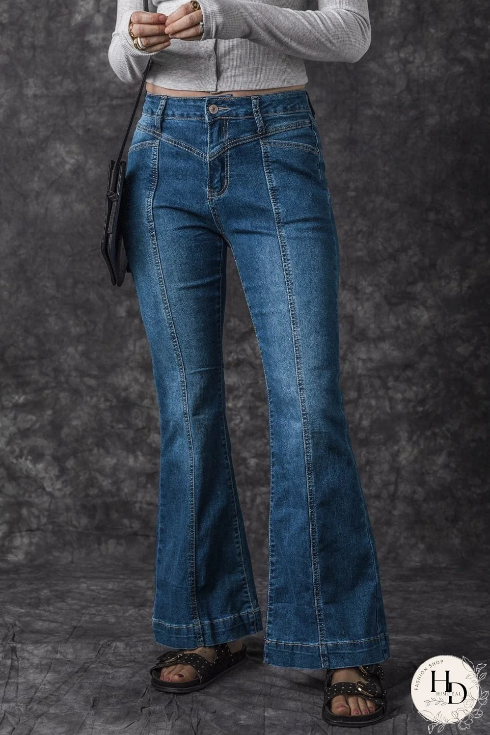 Vintage Inspired Flared Jeans