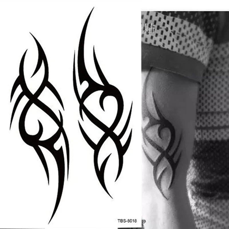 Russia Totem Waterproof Temporary Tattoo Men's Eagle Lotus Mandala Eye Flame Water Transfer Fake Tatto
