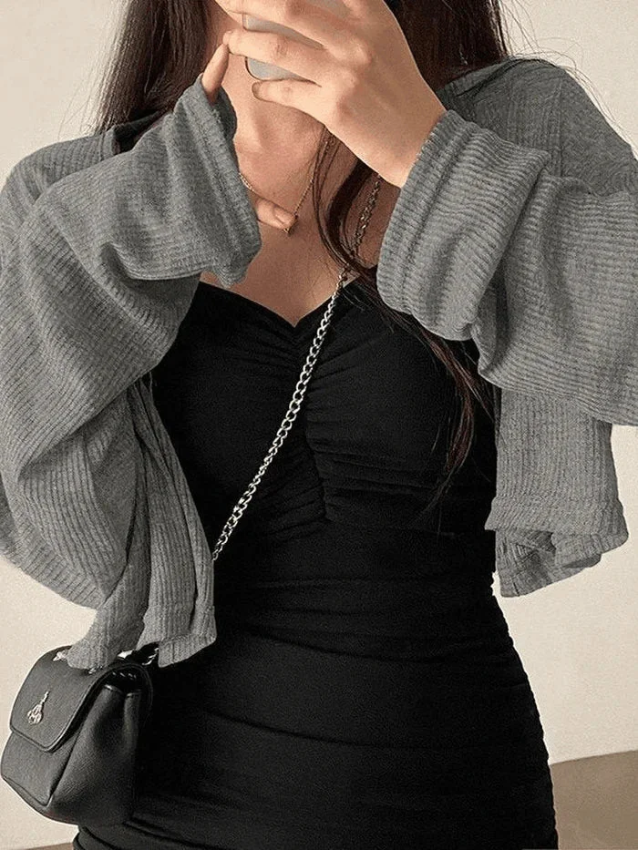 Brownm vintage cardigan with V neck and button placket