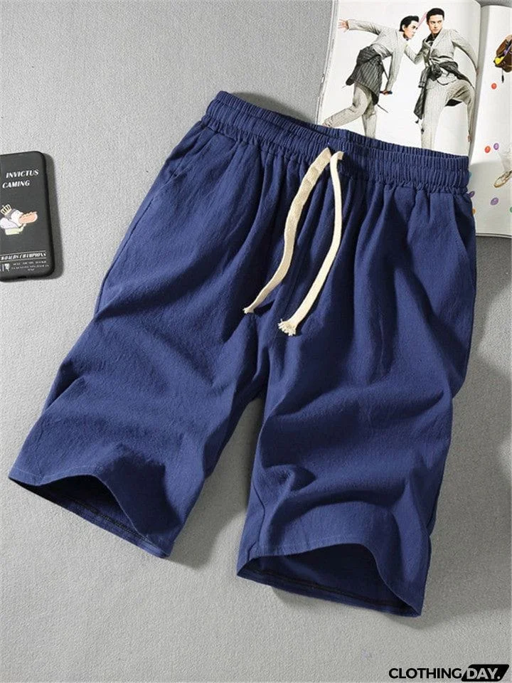 Mens Linen Short Sets