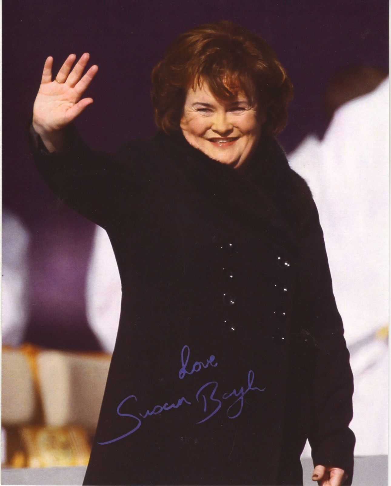 SUSAN BOYLE SUBO AUTOGRAPH SIGNED PP Photo Poster painting POSTER