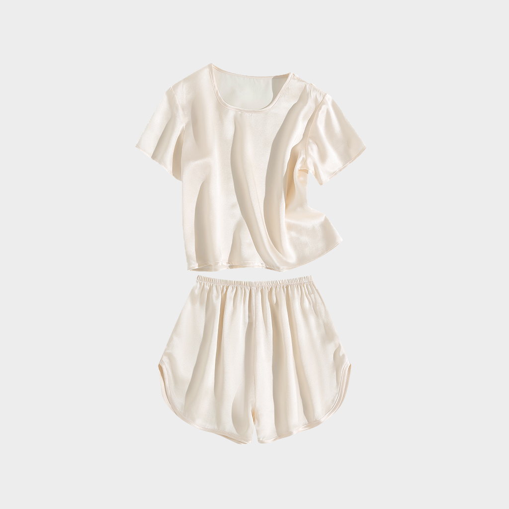 Baby & Toddler Silk T-Shirt and Shorts Set for Daily REAL SILK LIFE