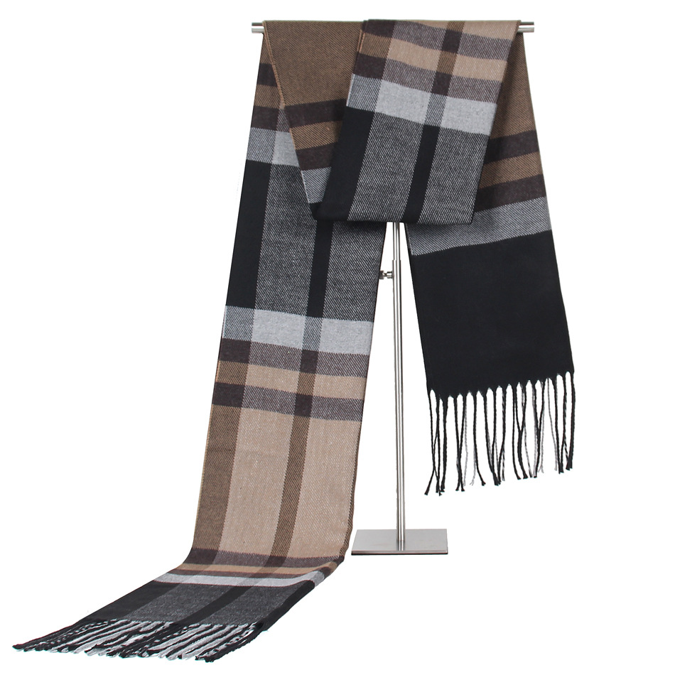 Men's autumn and winter cashmere scarf 016