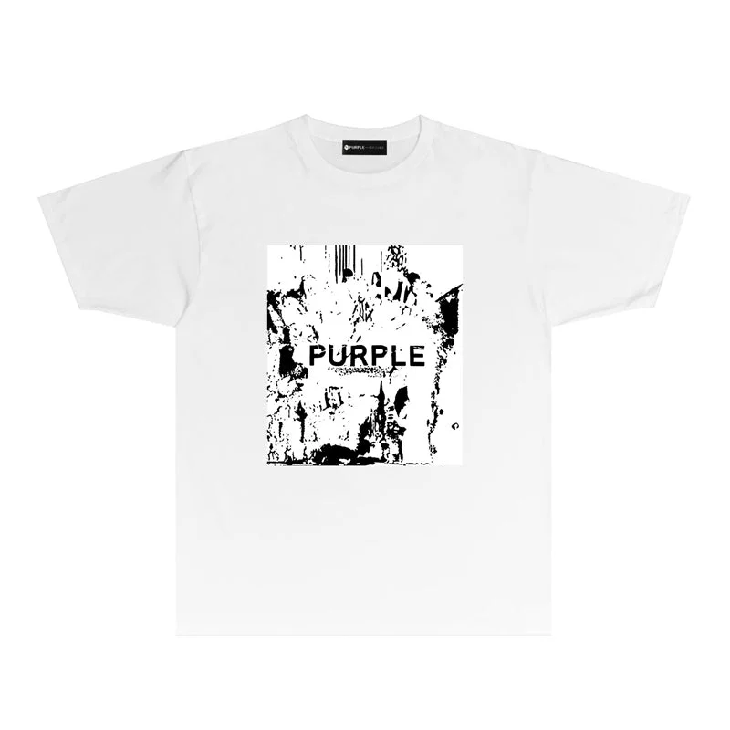 Purple 2023 new fashion T-shirt short sleeves