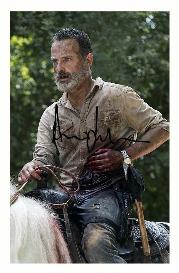 ANDREW LINCOLN - THE WALKING DEAD AUTOGRAPH SIGNED Photo Poster painting POSTER PRINT