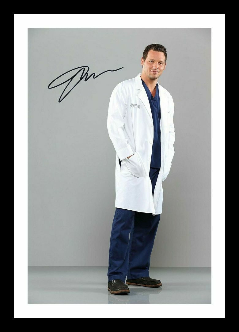 Justin Chambers - Greys Anatomy Autograph Signed & Framed Photo Poster painting 1