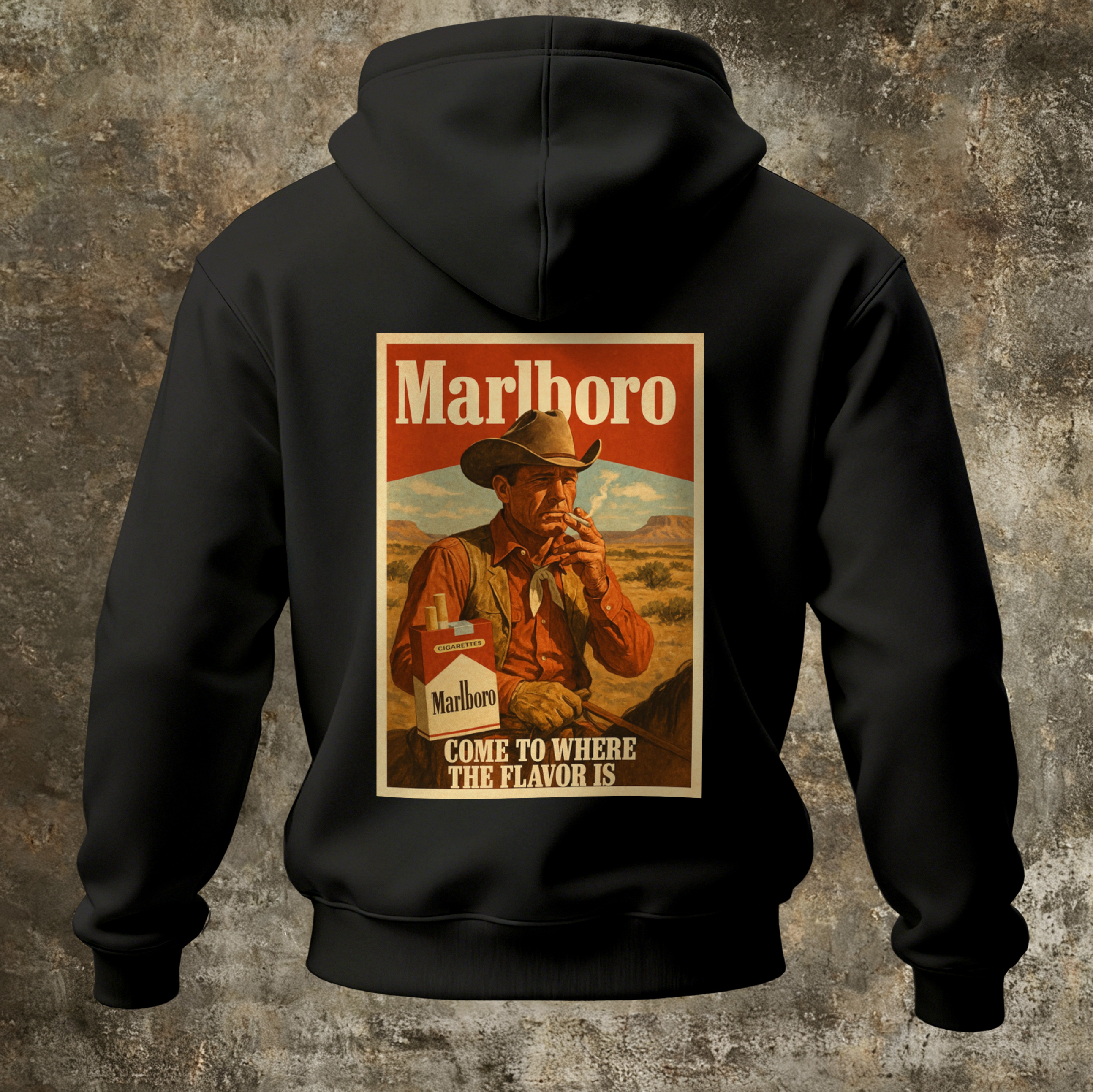 Classic Cowboy Graphic Hoodie