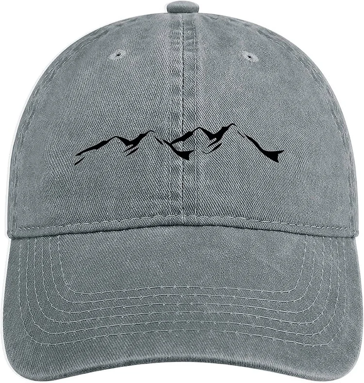 Hat Mountain Dad Hat Fathers Day Original Trucker with Adjustable Sun Hat Denim Baseball Cap for Men Four Seasons Casual