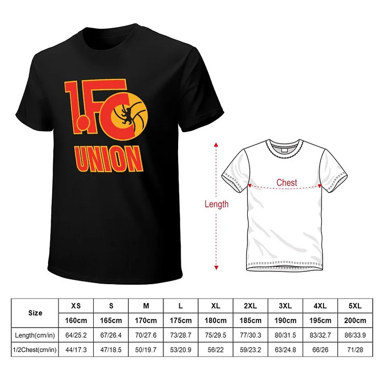 FC Union Berlin Core Stretch Slim Cneck Gildan Tee T-Shirt Herren
