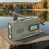 Portable DAB FM Radio with Flashlight BT Speaker Rechargeable Emergency Radio